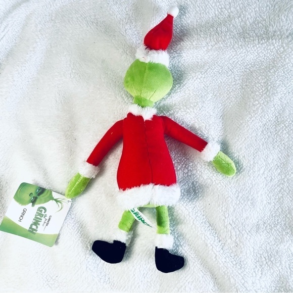 🎄 Dr. Seuss' The Grinch 11" Plush Doll - NWT (13" with Hat) 🎁 - Picture 4 of 8